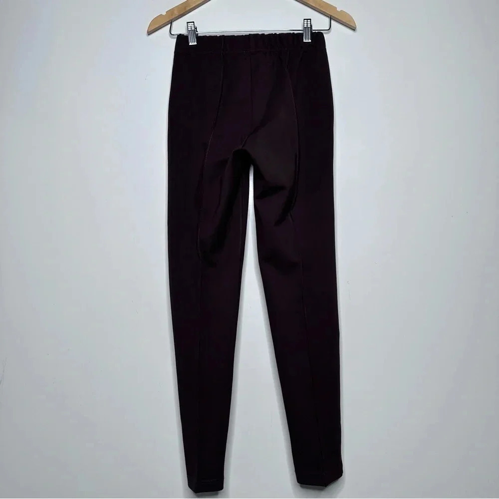 Lilly Pulitzer Brazilian Brown Pull-On Ponte’ Seamed Travel Pants Size Small - Picture 7 of 8